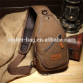 China Factory Cotton Canvas Retro messenger sling crossbody bag Leisure small chest package